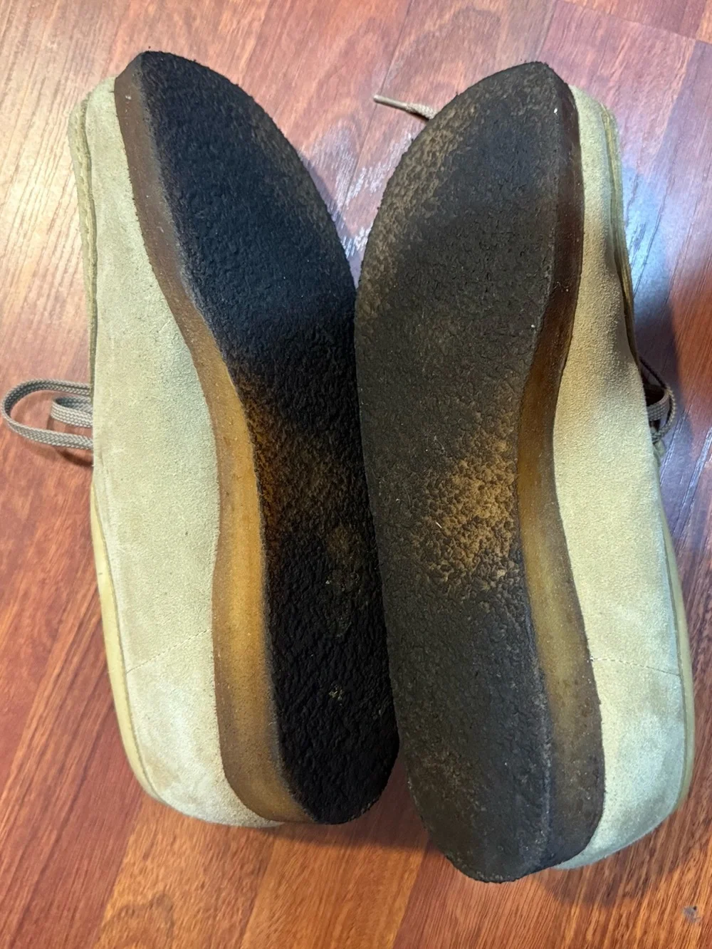 Clarks Originals Wallabee Maple Suede Crepe Sole Shoes US 12M
